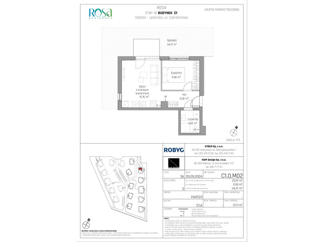 Mieszkanie w inwestycji Rosa Residence, symbol C1.0M02 » nportal.pl