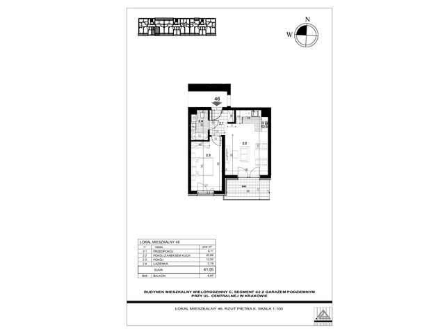 Mieszkanie w inwestycji Centralna C, symbol 46 » nportal.pl