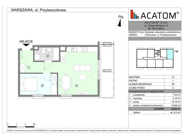 Mieszkanie w inwestycji Wawer Go 2.p, symbol A1_M9 » nportal.pl