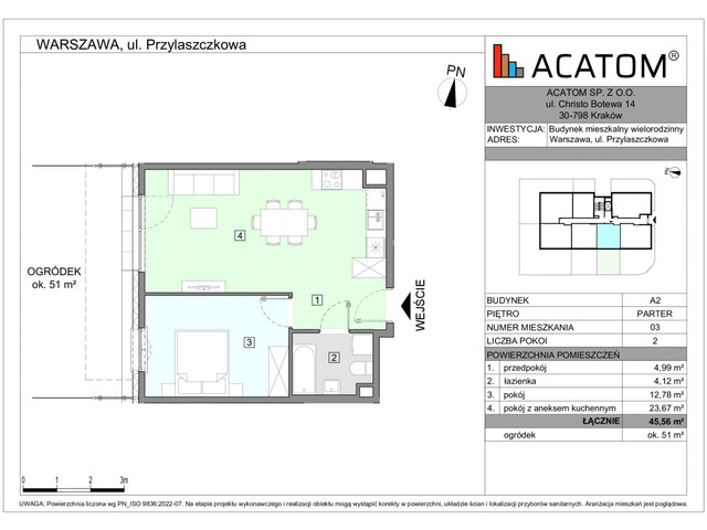 Mieszkanie w inwestycji Wawer Go 2.p, symbol A2_M3 » nportal.pl