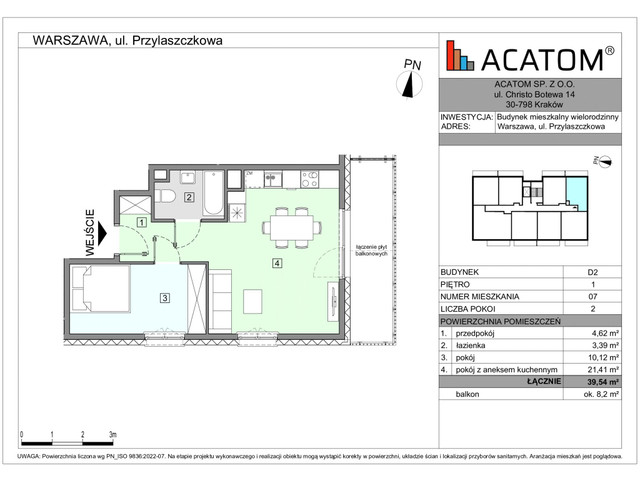 Mieszkanie w inwestycji Wawer Go 2.p, symbol D2_M7 » nportal.pl