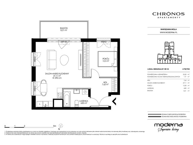 Mieszkanie w inwestycji Chronos, symbol 55 » nportal.pl