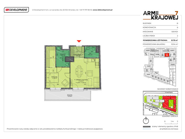 Mieszkanie w inwestycji Armii Krajowej 7, symbol B.8.M24 » nportal.pl