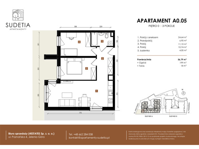 Mieszkanie w inwestycji APARTAMENTY SUDETIA, symbol A0.05 » nportal.pl