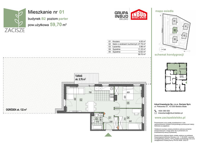 Mieszkanie w inwestycji Apartamenty Zacisze, symbol B2_1 » nportal.pl