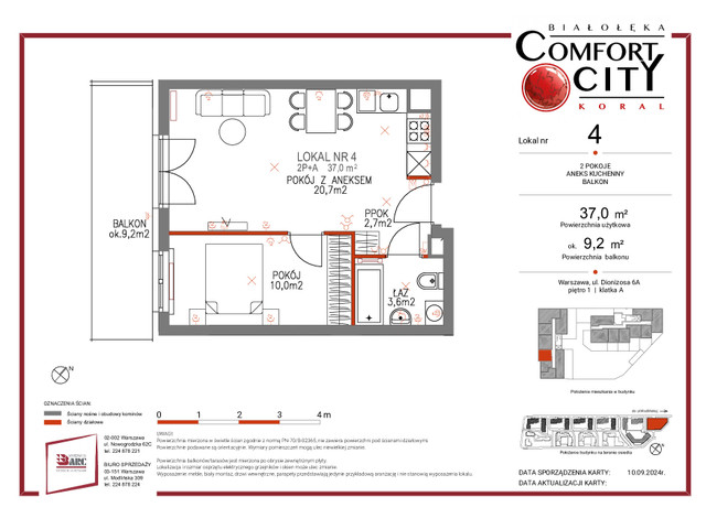 Mieszkanie w inwestycji Comfort City Koral, symbol 4 » nportal.pl