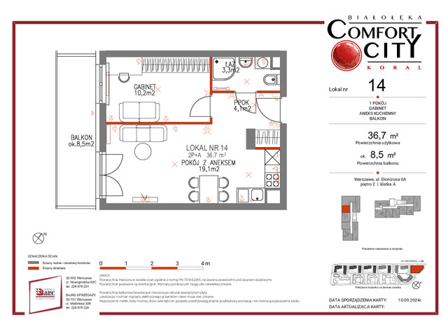 Mieszkanie w inwestycji Comfort City Koral, symbol 14 » nportal.pl