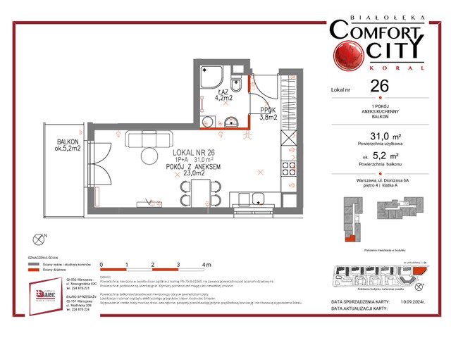 Mieszkanie w inwestycji Comfort City Koral, symbol 26 » nportal.pl