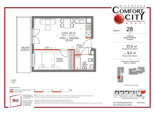 Mieszkanie w inwestycji Comfort City Koral, symbol 28 » nportal.pl