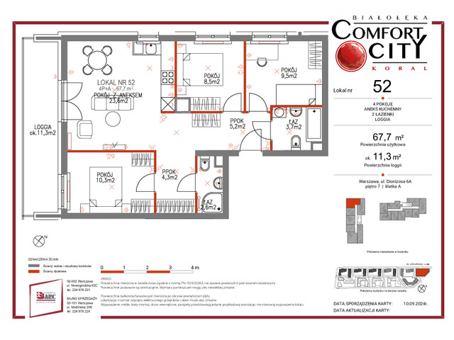 Mieszkanie w inwestycji Comfort City Koral, symbol 52 » nportal.pl