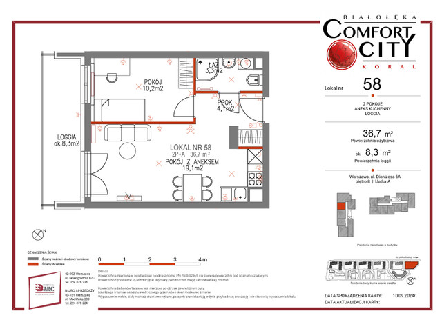 Mieszkanie w inwestycji Comfort City Koral, symbol 58 » nportal.pl