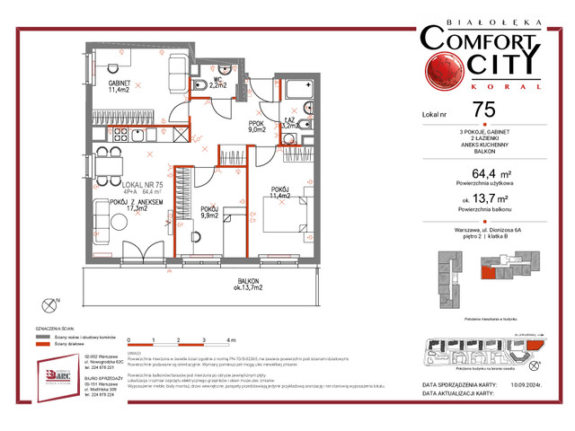 Mieszkanie w inwestycji Comfort City Koral, symbol 75 » nportal.pl