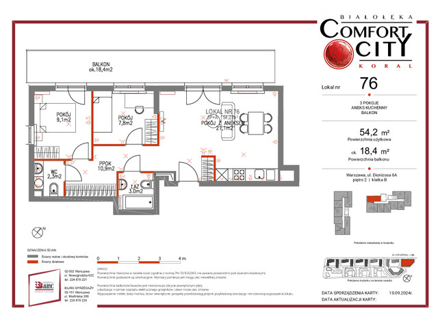 Mieszkanie w inwestycji Comfort City Koral, symbol 76 » nportal.pl