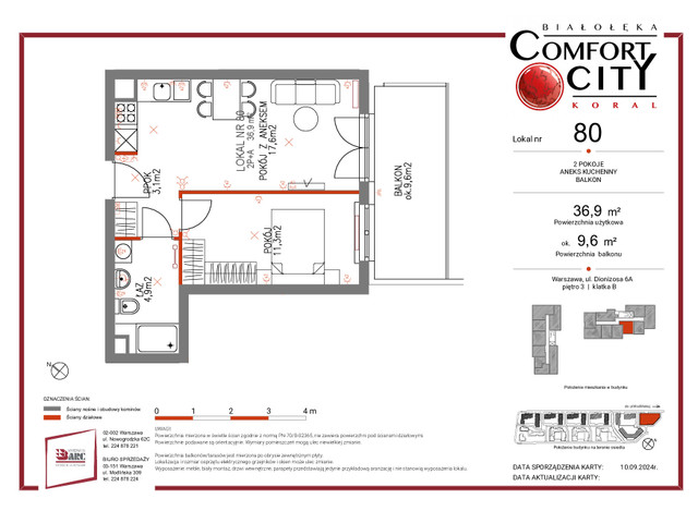 Mieszkanie w inwestycji Comfort City Koral, symbol 80 » nportal.pl