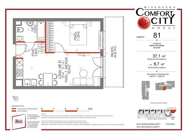 Mieszkanie w inwestycji Comfort City Koral, symbol 81 » nportal.pl