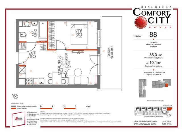 Mieszkanie w inwestycji Comfort City Koral, symbol 88 » nportal.pl