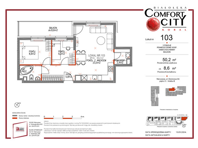 Mieszkanie w inwestycji Comfort City Koral, symbol 103 » nportal.pl