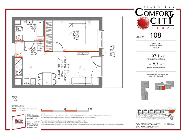 Mieszkanie w inwestycji Comfort City Koral, symbol 108 » nportal.pl