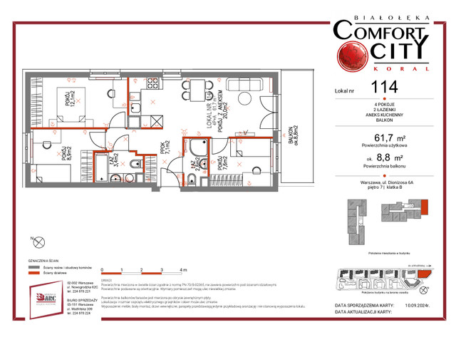 Mieszkanie w inwestycji Comfort City Koral, symbol 114 » nportal.pl