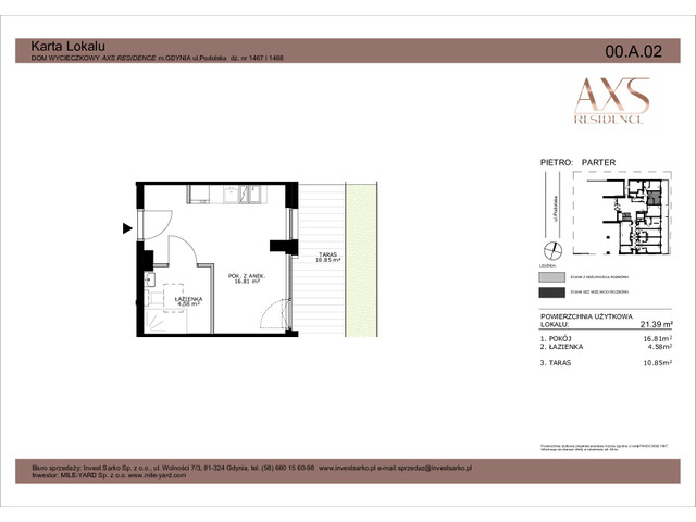 Mieszkanie w inwestycji AXS Residence, symbol 00.A.02 » nportal.pl