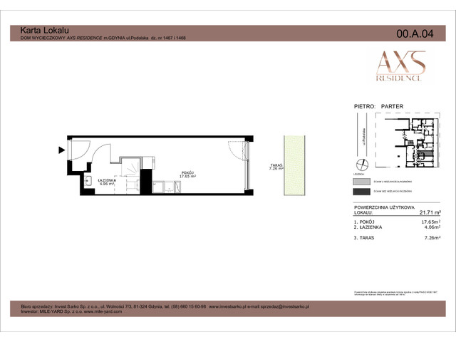 Mieszkanie w inwestycji AXS Residence, symbol 00.A.04 » nportal.pl