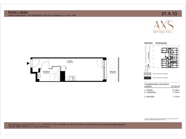 Mieszkanie w inwestycji AXS Residence, symbol 01.A.10 » nportal.pl