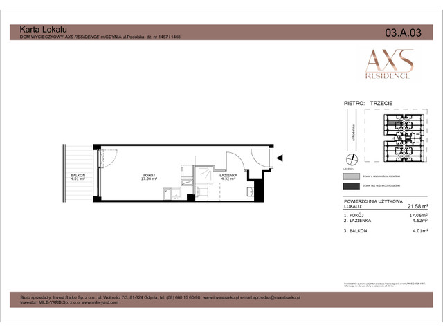 Mieszkanie w inwestycji AXS Residence, symbol 03.A.03 » nportal.pl