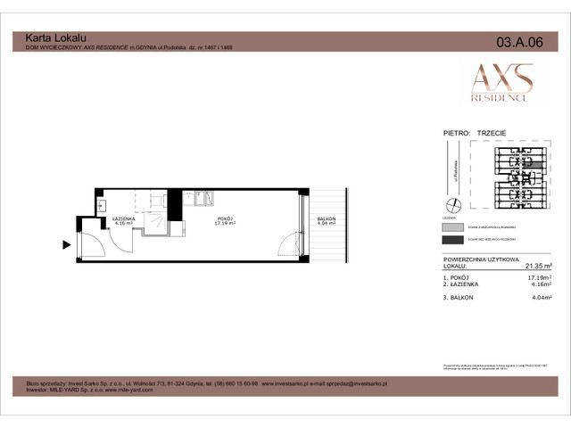 Mieszkanie w inwestycji AXS Residence, symbol 03.A.06 » nportal.pl