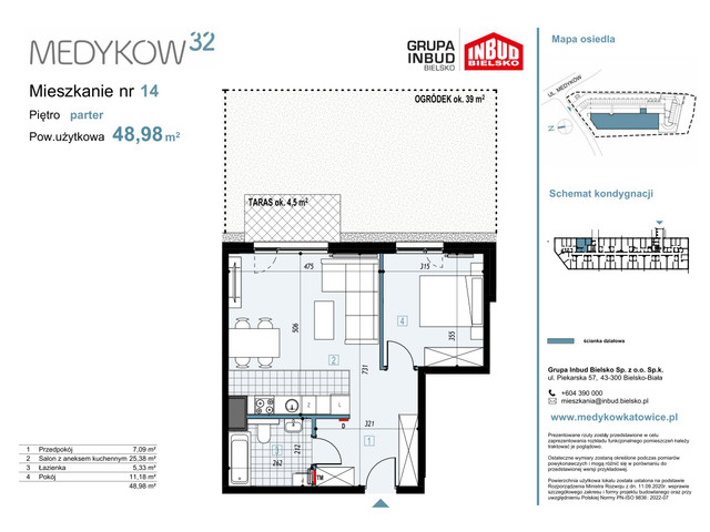 Mieszkanie w inwestycji Medyków 32, symbol M.14 » nportal.pl