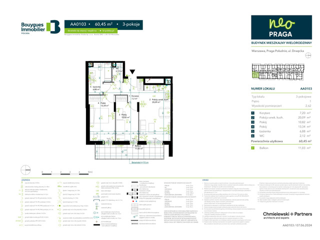 Mieszkanie w inwestycji Neo Praga, symbol AA0103 » nportal.pl