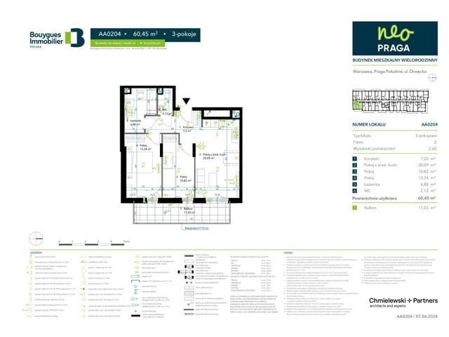 Mieszkanie w inwestycji Neo Praga, symbol AA0204 » nportal.pl