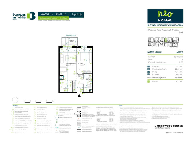 Mieszkanie w inwestycji Neo Praga, symbol AA0311 » nportal.pl