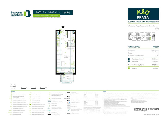 Mieszkanie w inwestycji Neo Praga, symbol AA0317 » nportal.pl