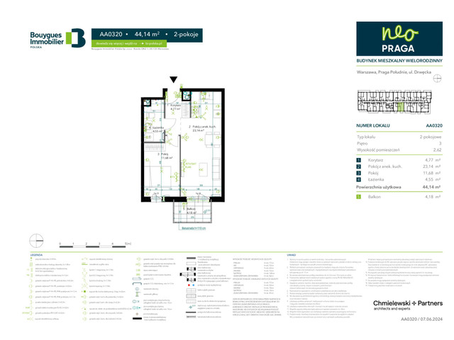 Mieszkanie w inwestycji Neo Praga, symbol AA0320 » nportal.pl