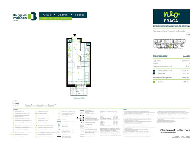 Mieszkanie w inwestycji Neo Praga, symbol AA0321 » nportal.pl