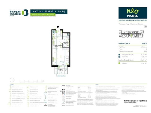 Mieszkanie w inwestycji Neo Praga, symbol AA0514 » nportal.pl