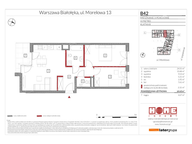 Mieszkanie w inwestycji Przystań Żerań, symbol B42 » nportal.pl