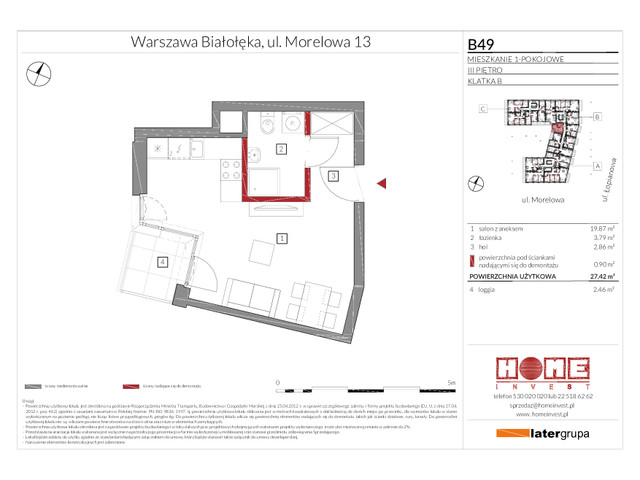 Mieszkanie w inwestycji Przystań Żerań, symbol B49 » nportal.pl