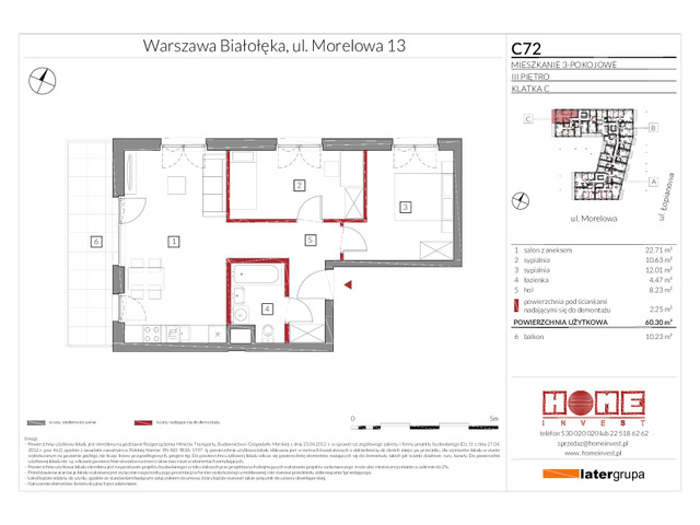 Mieszkanie w inwestycji Przystań Żerań, symbol C72 » nportal.pl