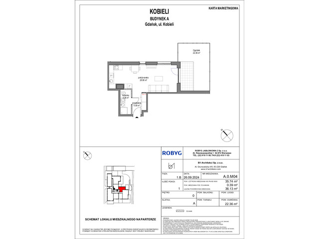 Mieszkanie w inwestycji Kobieli 4, symbol A_0M04 » nportal.pl