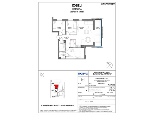 Mieszkanie w inwestycji Kobieli 4, symbol A_2M02 » nportal.pl