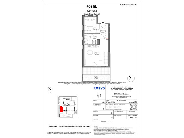 Mieszkanie w inwestycji Kobieli 4, symbol B_0M06 » nportal.pl