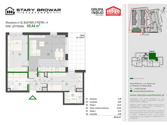 Mieszkanie w inwestycji Stary Browar Apartamenty - etap II, symbol E36 » nportal.pl