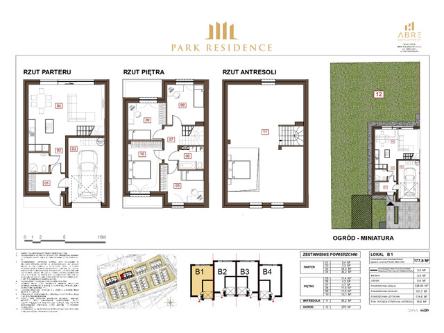 Dom w inwestycji Park Residence I, budynek Rezerwacja, symbol B1 » nportal.pl