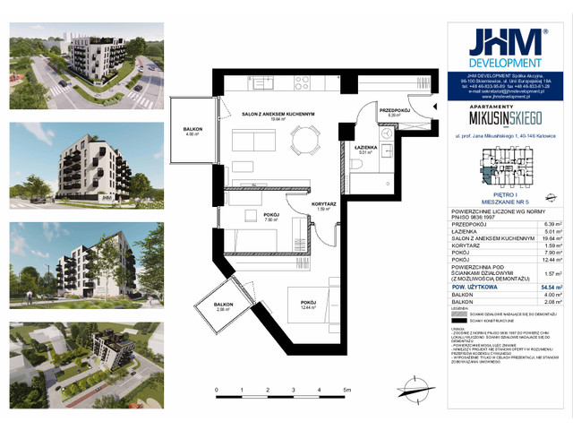 Mieszkanie w inwestycji Apartamenty Mikusińskiego, symbol M5 » nportal.pl