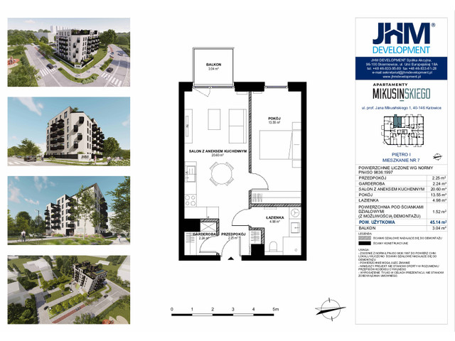 Mieszkanie w inwestycji Apartamenty Mikusińskiego, symbol M7 » nportal.pl