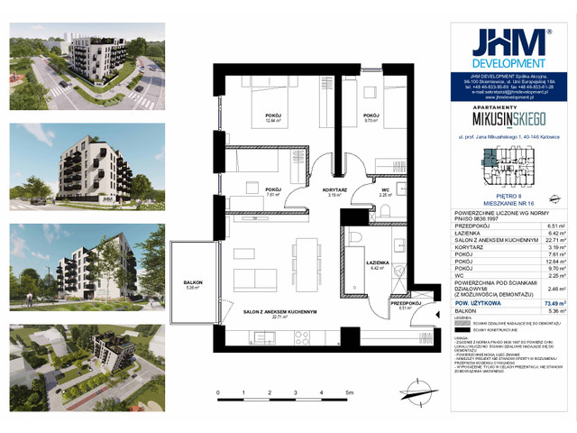 Mieszkanie w inwestycji Apartamenty Mikusińskiego, symbol M16 » nportal.pl