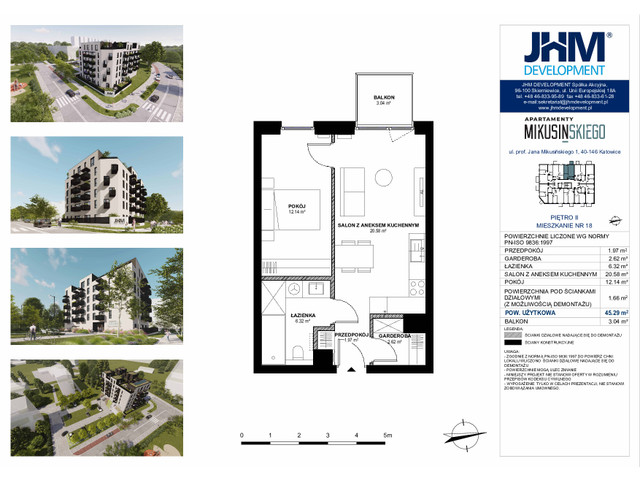 Mieszkanie w inwestycji Apartamenty Mikusińskiego, symbol M18 » nportal.pl