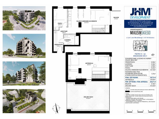 Mieszkanie w inwestycji Apartamenty Mikusińskiego, symbol M41 » nportal.pl