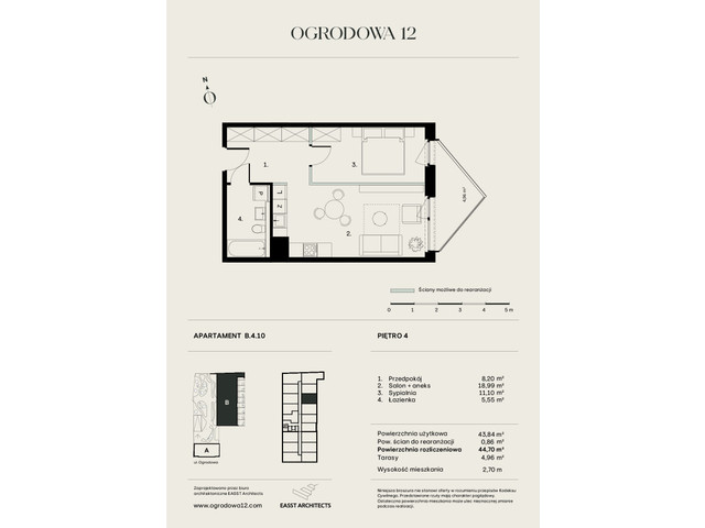 Mieszkanie w inwestycji Ogrodowa 12, symbol B/4/10 » nportal.pl